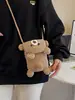 Bolsas Infantis de Crochê Desenho Animado Engraçadas Bolsas de Ombro para Meninas Para Sair Bolsas Transversais Fofas Mochilas Infantis Ultraleves