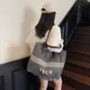 Bolso Tejido Casual Grande de Moda y Estilo para Mujer, Estilo Vacacional, Bolso de Compras, Bolso Tote Versátil de Moda