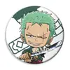 Insignias de Merchandising de One Piece Insignias de Anime de Luffy Zoro Sanji Regalos para Eventos de Convención Amuletos para Bolsas