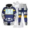Cosplay Transformers Optimus Prime Bumblebee Movie Periférico Impresión 3D Moda Sudadera con Capucha para Hombre