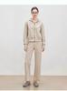 Traje de Estilo Deportivo Casual, Nuevo Estilo de Principios de Otoño, Sudadera con Capucha y Cremallera de Corte Ajustado, Pantalones de Pierna Ancha, Conjunto de Dos Piezas para Mujer de Primavera y Otoño