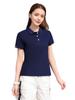 Camisa polo azul Xizang overol de algodón de isla personalizado logo impreso verano grupo corporativo camisa cultural ropa de trabajo