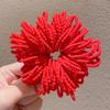 Banda de goma para niños, cuerda de pelo rojo chino, el cabello del bebé de las niñas no daña el anillo para el cabello de Año Nuevo, accesorios para el cabello de Año Nuevo, tocado