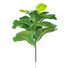 Planta Verde en Maceta Ficus Lyrata Estilo Nórdico Árbol Falso Decoración Suave Proyecto Jardinería Paisajística Decoración del Hogar Nuevo Producto Transfronterizo