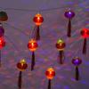 2024 Linterna Roja de Cristal Linterna Año Nuevo Festival de Primavera Luz Ambiental Decoración Linterna de Borla Festiva En stock Venta al por mayor