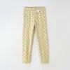 Leggings Personalizáveis para Meninas, Temporada de Primavera Algodão de Grau A Fino Alta Elasticidade Calças Longas, Adequado para Roupa Externa ou Interna, Calças de Dança Infantil