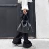2025 Novo tamanho pequeno Crossbody Cordão Corselete Ombro Couro Feminino Mão Pulso Moda Versátil Bolsa da Sorte