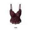 Top Camisola de Renda Espinha de Peixe Macia para Mulheres ZD002 com Bojos Costas Bonitas Sexy Sem Alças para Usar por Dentro ou por Fora