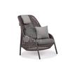 Sofá de ratán para exterior, estilo nórdico, para patio, jardín, balcón, terraza, silla de ratán para exterior, mesa de centro, muebles combinados