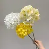 Bola de Nieve Artificial Hortensia Piruleta Hortensia Materiales Florales para Bodas Pared de Flores Flores de Seda Flores Artificiales Hortensia de Tallo Único