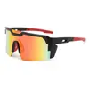 Gafas de Sol Deportivas Integradas para Ciclismo Gafas de Sol Resistentes al Viento Color Deslumbrante Recubiertas Gafas para Correr Bicicleta de Montaña U