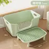 Caixa de Areia para Gatos Jumbo Semi-fechada Anti-respingo Super Grande Aprofundada Banheiro para Gatos Suprimentos para Pets Gato Fabricante Atacado