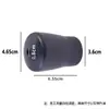 Accesorios para Equipo de Fitness Cuerda de Acero 5/6mm Cable de Acero Negro con Conector Longitud Adecuada para Equipo Doméstico y Comercial