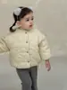 Ropa de Otoño e Invierno para Bebé 2026 Ropa Nueva de Invierno Estilo Coreano Ropa Infantil Conjunto de Pantalones y Chaqueta de Algodón para Niñas