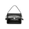Primavera Nuevo Ins Estilo Simple Cuero de Cera de Aceite Portátil Bolso Cuadrado Pequeño para Mujer Elegante Combinable Trabajo Viajero Bolso Cruzado