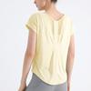 Camiseta de Secado Rápido Deportiva Runapulse para Mujer Ropa de Yoga Top Fitness Running Manga Corta Transpirable Yoga Cómodo
