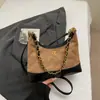 Bolso de Hombro para Mujer con Cadena Texturizada 2026 Modelo Nuevo Gran Capacidad Bolso Cruzado Versátil Bolso Hobo Bolso de Hombro para Viajes Cotidianos Moderno