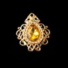 Novos Acessórios de Acrílico Gota d'Água com Diamante e Renda Vazada Estilo Barroco Vintage Fivela Auxiliar de Disco de Liga