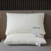 Almohada de Algodón Puro Clase A Núcleo de Almohada de Hotel Ayuda a Dormir, Protege la Columna Cervical, Núcleo de Almohada Completo para Uso en Casa, Almohada Baja, Un Par, Juego de 2