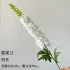 Materiais florais em tons de branco para salões de casamento, móveis para vitrines, adereços de flores de seda para decoração suave, arranjos de flores, marcadores de corredor, buquês artificiais atacado
