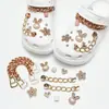 2026 Moda Nuevo Versátil Zueco de Oso con Cuentas Accesorios para Zapatos DIY Dijes Desmontables para Zapatos Hebillas de Zapatos de Alta Gama
