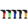 Oferta especial variedad de pistola de pulverización encendedor pequeña antorcha de soldadura viento directo a prueba de viento inflable moxibustión cerradura de fuego hogar plástico transparente al por mayor