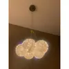 Novo lustre de cristal de cabeceira de luxo leve transfronteiriço 2024, de alta qualidade, quente e romântico, para cabeceira, sala de estar, quarto, pequeno lustre de ferro
