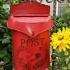 Caixa de Correio de Parede em Estilo Europeu, Caixa de Sugestões de Decoração de Parede Vintage Envelhecida, Caixa de Correio para Decoração de Parede de Artigos Diversos de Jardim