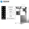 Rebanadora de carne totalmente automática de acero inoxidable, máquina multifuncional para picar, rebanar y cortar en cubos, equipo comercial para rebanar carne para catering