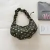 Elegante Xiaomi Home Nuevo Estilo Coreano Bolso Cruzado de Lunares Plisado Bolso Nicho Tipo Empanada Bolso Chic Moda Bolso de Hombro Único
