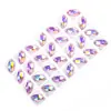 Botones de Vidrio con Pedrería de Color AB de Base Plana para Vestidos Cosidos a Mano y Accesorios para Vestidos de Novia