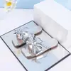 Sandalias de Plata Estilo Francés con Lazo para Niñas, Nuevas de Verano 2026, Pantuflas Infantiles de Moda Estilo Hada
