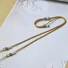 Colar Popular de Corda Trançada Koi Bolsa de Corda Trançada Pingente para Clavícula de Dupla Orelha Cordão para Cotovelo Ajustável