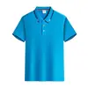 Camisa polo de calidad camisa publicitaria logo personalizado verano manga corta cuello de solapa camiseta ropa de trabajo camisa publicitaria cultural impresión
