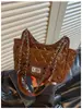 Bolsa de Ombro e Transversal Feminina 2026 Modelo Novo Padrão Diamante Corrente Estilo Coreano Moda para o Dia a Dia Sob o Braço, Bolsa de Ombro e Transversal de Nicho de Alto Valor