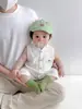 Mameluco para Bebé, Estilo Veraniego Delgado, Mameluco sin Mangas, Chaleco, Traje para Gatear, Ropa de Verano Súper Linda, Ropa para Aire Acondicionado, Pijama