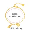 Collar Dorado de Larga Duración y Resistente al Desgaste con Diseño de Loto, Nuevos Aretes y Anillos de Estilo Chino de Verano para Mujer, Joyería de Cobre Dorado Imitación de Alta Gama