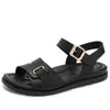 Sandálias de Salto Grosso para Mulheres Que Parecem Pisar em Merda, Novo Estilo de Verão, Solas Macias Que Não Cansam Seus Pés, Sapatos Romanos de Praia Antiderrapantes da Moda 122-82