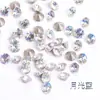 Uñas de celebridad de internet Shi Yue punta inferior diamante ocho grandes ocho pequeños diamantes 33 facetas tridimensionales apiladas joyas de diamante para uñas coloridas full diamond