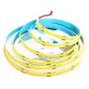 Tira de Luz Flexible Cob de Alto Brillo 12V/24V Bajo Voltaje Certificada ETL Ancho 8mm Tira Lineal Led de Luz Suave