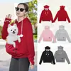 Moda casual de otoño e invierno transfronteriza europea y americana para mascotas perro y gato ropa con capucha sudadera para padres e hijos abrigo para perro ropa