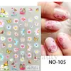 Belleza Completa Transfronteriza Nuevas Pegatinas para Uñas Navidad Ángel Papá Noel Oso Muñeco de Nieve Pegatinas para Uñas