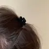 Grampo de Cabelo com Laço de Veludo de Alta Qualidade para Mulheres, Prendedor Pequeno Lateral para Cabelo Quebrado, Clipe Pequeno, Prendedor Frontal para Franja, Acessório de Cabeça
