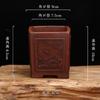Vaso de flor de areia roxa boutique antigo simples dispositivo de flor quadrado desktop flor planta verde suculenta Acorus calamus vaso de bonsai preço de atacado