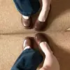 Sapatos de Couro Retro com Aumento de Altura para Mulheres, Versáteis, Leves, Antiderrapantes, Sapatos Mary Jane, Novos Sapatos de Salto Único com Bico Redondo para Primavera e Outono 2026