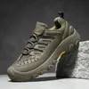Zapatos de senderismo para hombre de gran tamaño transfronterizos para exteriores, nuevos zapatos deportivos casuales de otoño, puntera cerrada, suela gruesa, antideslizantes, zapatos de trekking todoterreno