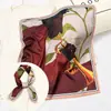[Diseño Original] Pañuelo Cuadrado Pequeño Estilo Coreano Ins para Mujer Todo Combinación Estilo Occidental Pañuelo Decorativo Pañuelo de Primavera y Otoño Pañuelo Artístico