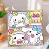 Pintura de Diamantes para Niños Kuromi Hecho a Mano DIY Pintura de Pegatinas de Diamantes Sanrio Pintura de Diamantes con Diamantes Completos 5D Tamaño Pequeño