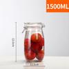 Frascos de Vidrio Sellados a Presión para Vino, Pepinillos, Condimentos, Miel, Frascos Transparentes a Prueba de Humedad para Almacenamiento de Alimentos