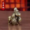 Seiko Cobre Sólido Gorila Pequeños Adornos Arte en Cobre Mascota Mono de Cobre Mango de Cobre Antiguo Microtallado Antiguo Bronce Viejo